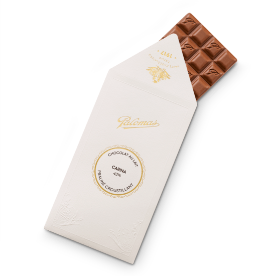 Palomas Tafel Milchschokolade Knuspriges Praliné 110g Palomas Tafel Milchschokolade Knuspriges Praliné 110g