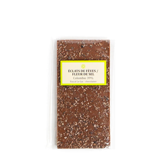 Pascal Le Gac Tafel Milchschokolade & Fleur de Sel 100g Pascal Le Gac Tafel Milchschokolade & Fleur de Sel 100g