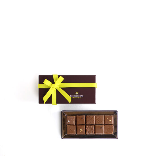 Pascal Le Gac Pralinen Selektion Milchschokolade 10 Stück Pascal Le Gac Pralinen Selektion Milchschokolade 10 Stück