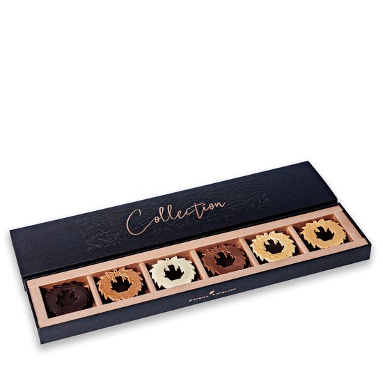 Patrick Agnellet Praliné-Kränze Schokolade Weihnachten 6 Kränze Patrick Agnellet Praliné-Kränze Schokolade Weihnachten 6 Kränze