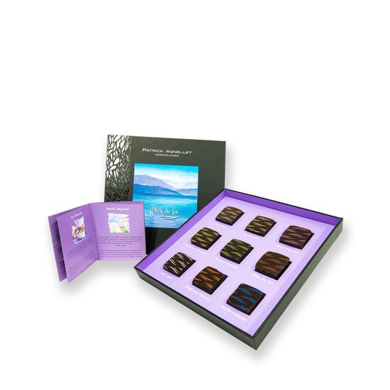 Patrick Agnellet Assortiment Chocolats Noir Reflets du Lac 9 Chocolats