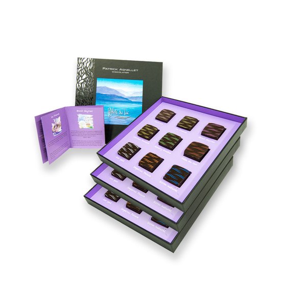 Patrick Agnellet Assortiment Chocolats Noir Reflets du Lac 27 Chocolats