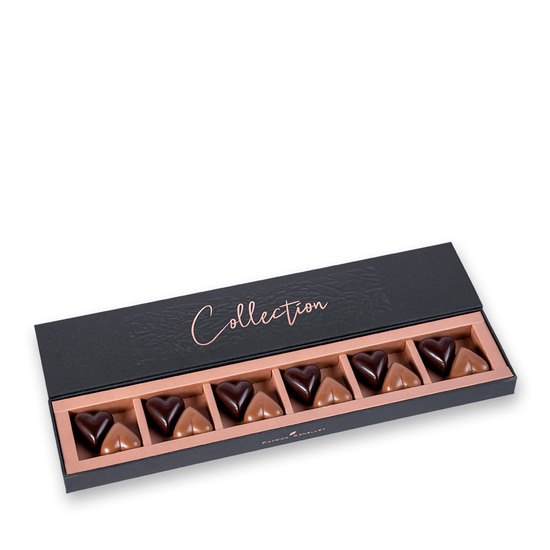 Patrick Agnellet Coeurs Praliné Chocolat 6x2 Coeurs Patrick Agnellet Coeurs Praliné Chocolat 6x2 Coeurs