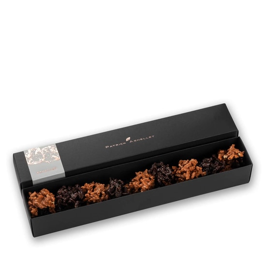 Patrick Agnellet Mandeln mit Dunkel & Milchschokolade Rocaille 200g Patrick Agnellet Mandeln mit Dunkel & Milchschokolade Rocaille 200g