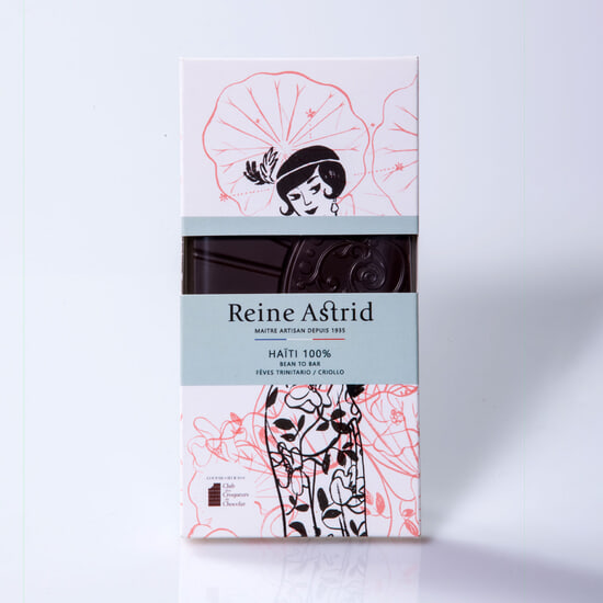 A La Reine Astrid Tafel Dunkel 100% reine Herkunft Haiti Bio 75g A La Reine Astrid Tafel Dunkel 100% reine Herkunft Haiti Bio 75g