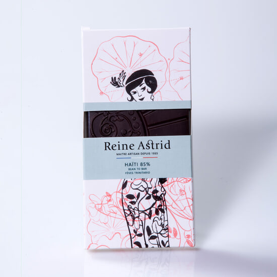 A La Reine Astrid Tafel Dunkel 85% reine Herkunft Haiti Bio 75g A La Reine Astrid Tafel Dunkel 85% reine Herkunft Haiti Bio 75g
