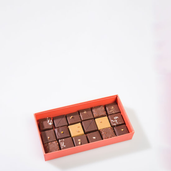 A La Reine Astrid Assortiment Chocolats Lait 18 chocolats - 120g A La Reine Astrid Assortiment Chocolats Lait 18 chocolats - 120g