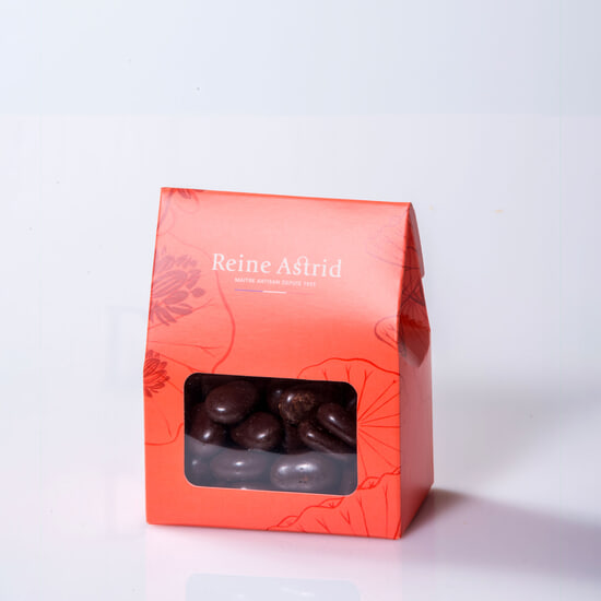 A La Reine Astrid Amandes Chocolat Noir 200g A La Reine Astrid Amandes Chocolat Noir 200g