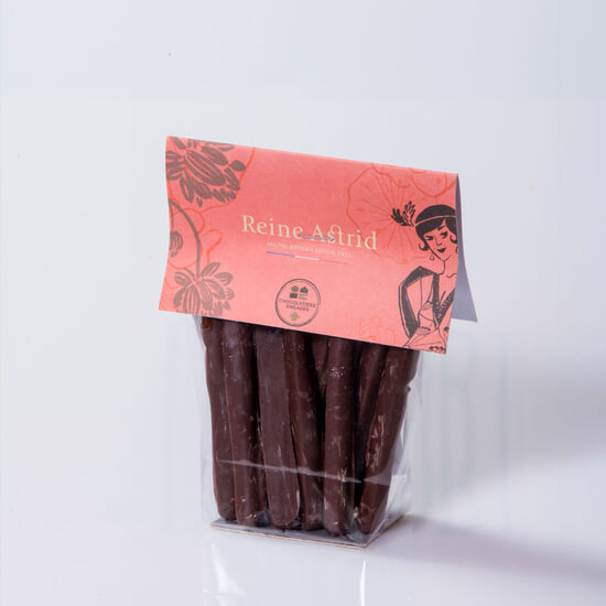 A La Reine Astrid Orangettes Chocolat Noir 100g A La Reine Astrid Orangettes Chocolat Noir 100g