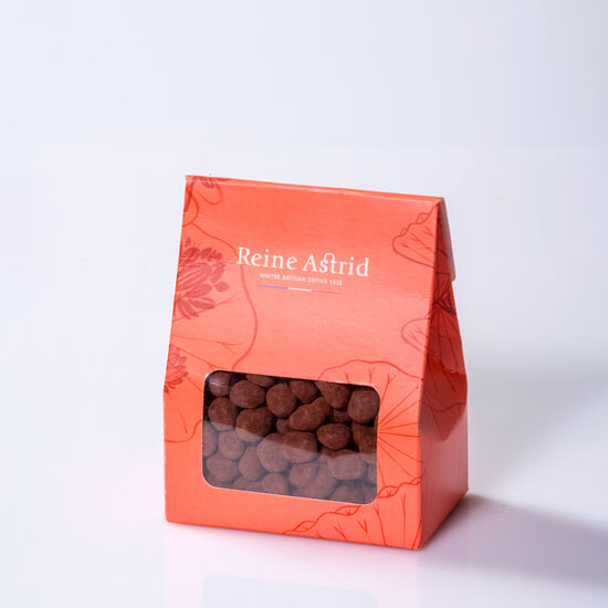 A La Reine Astrid Grains de Café Chocolat Noir 200g A La Reine Astrid Grains de Café Chocolat Noir 200g