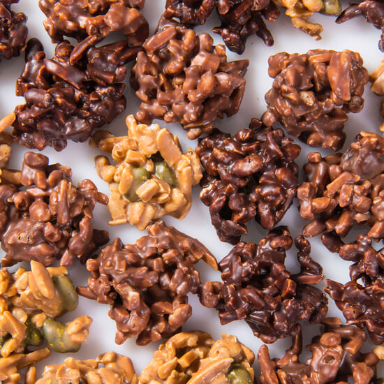 Grignotines Chocolat Noir, Lait & Blond 200g