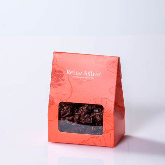 A La Reine Astrid Grignotines Chocolat Noir 100g A La Reine Astrid Grignotines Chocolat Noir 100g