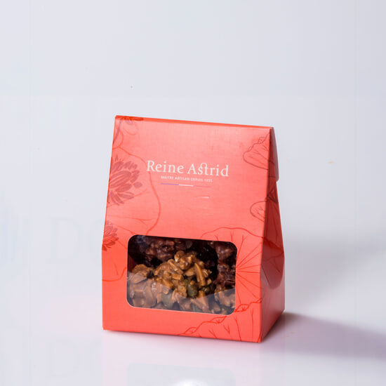 A La Reine Astrid Grignotines Chocolat Noir, Lait & Blond 100g A La Reine Astrid Grignotines Chocolat Noir, Lait & Blond 100g