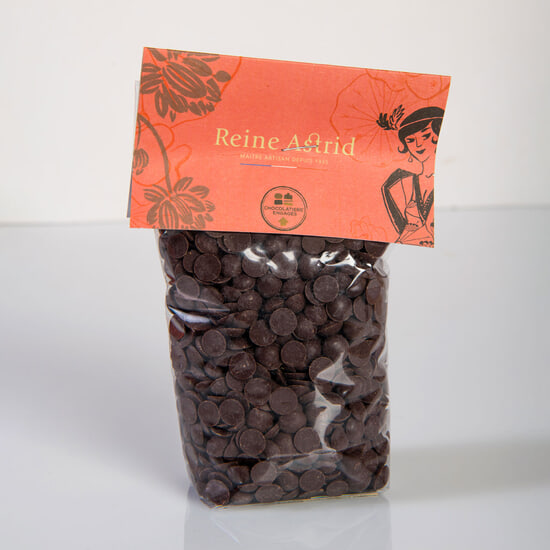 A La Reine Astrid Pistoles Chocolat Noir 200g A La Reine Astrid Pistoles Chocolat Noir 200g