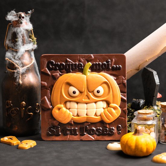 A La Reine Astrid Médaillon Chocolat Halloween 130g A La Reine Astrid Médaillon Chocolat Halloween 130g