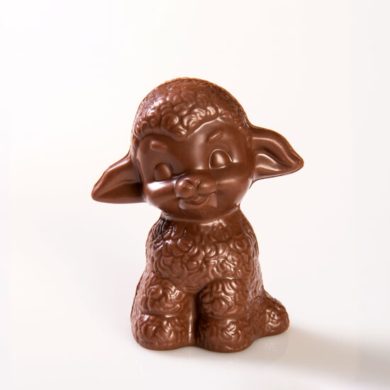 A La Reine Astrid Sujet de Pâques Chocolat Lait, Moyen 130g