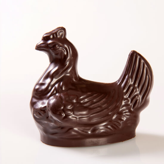 A La Reine Astrid Sujet de Pâques Chocolat Noir, Grand 200g