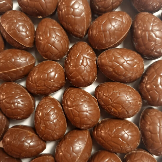 Oeufs de Pâques Chocolat Praliné Lait Sachet de 130g