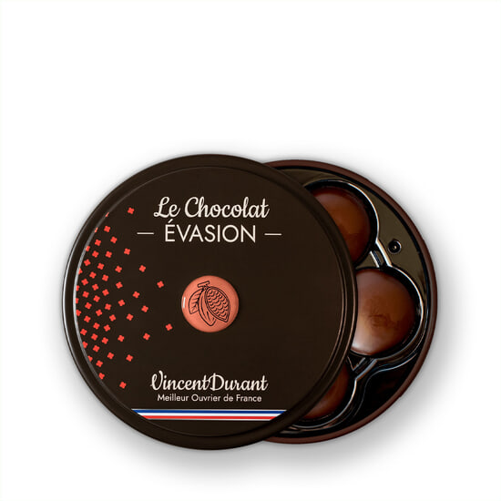 Vincent Durant Palets Chocolat Noir & Lait Ganaches Evasion 24 Palets Vincent Durant Palets Chocolat Noir & Lait Ganaches Evasion 24 Palets