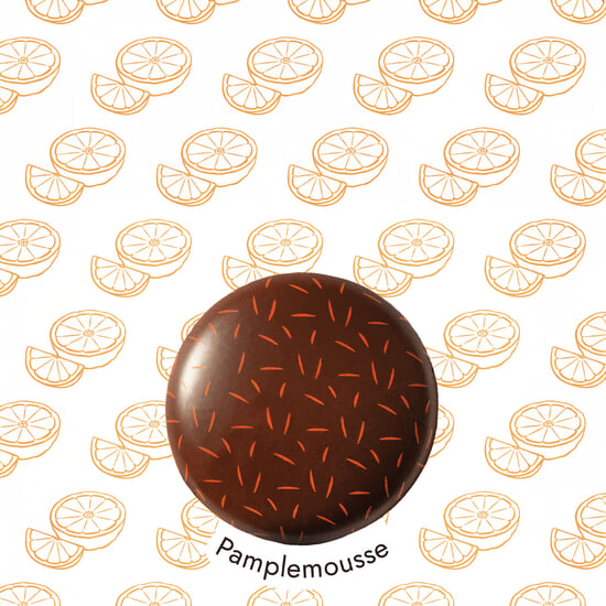 Scheiben - Dunkel & Milchschokolade, Ganaches Zitrusfrüchte Flucht 24 Stück