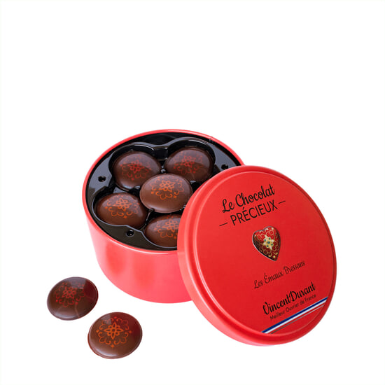 Palets Chocolat Noir & Lait Ganaches Safran & Piment Emaux Bressans 24 Palets Palets Chocolat Noir & Lait Ganaches Safran & Piment Emaux Bressans 24 Palets