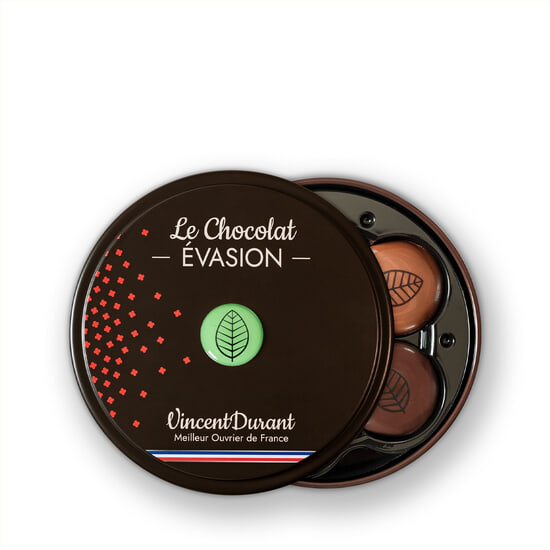 Vincent Durant Scheiben - Dunkel & Milchschokolade Ganaches Tees Flucht 24 Stück Vincent Durant Scheiben - Dunkel & Milchschokolade Ganaches Tees Flucht 24 Stück