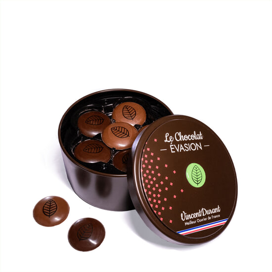 Palets Chocolat Noir & Lait Ganaches Thés Evasion 24 Palets Palets Chocolat Noir & Lait Ganaches Thés Evasion 24 Palets