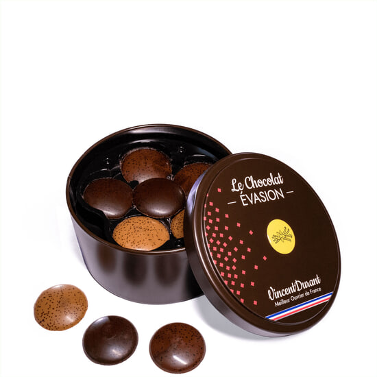 Palets Chocolat Noir & Lait Ganaches Vanilles Evasion 24 Palets