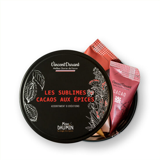 Vincent Durant Poudre Chocolat Épices & Fruits Exotiques 6 Berlingots Vincent Durant Poudre Chocolat Épices & Fruits Exotiques 6 Berlingots