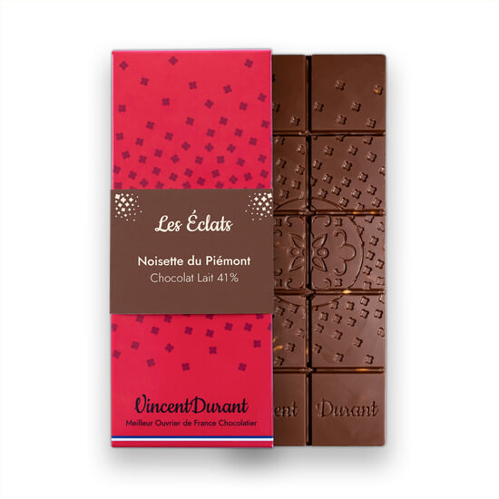 Vincent Durant Tablette Chocolat Lait Noisettes 85g