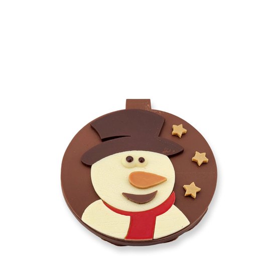 Schokoladenhäppchen Schneemann 120g Schokoladenhäppchen Schneemann 120g
