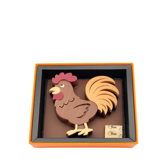 Yver Bouchée de Pâques Coq Chocolat 90g