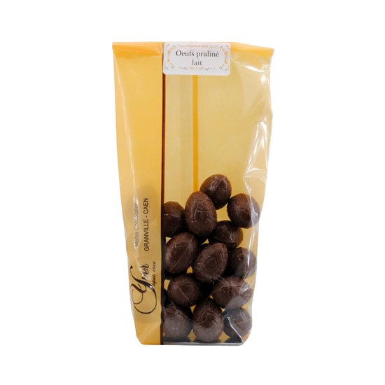 Yver Oeufs de Pâques Chocolat Praliné Lait Sachet 200g