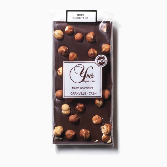 Tablette Chocolat Noir 64% Noisettes 100g Tablette Chocolat Noir 64% Noisettes 100g