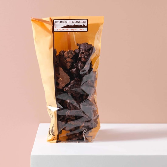 Yver Mandeln & Puffweizen mit Dunkel & Milchschokolade Rocs de Granville 300g