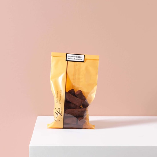 Yver Schokoladenpralinen Dunkel & Milchschokolade - Haselnüsse & Mandeln Normandise 100g