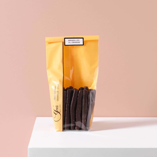 Yver Kandierte Orange ummantelt mit Dunkelschokolade 70% 200g Yver Kandierte Orange ummantelt mit Dunkelschokolade 70% 200g