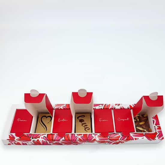 Yver Assortiment Gourmandises Saint-Valentin Réglette de 7 Cases