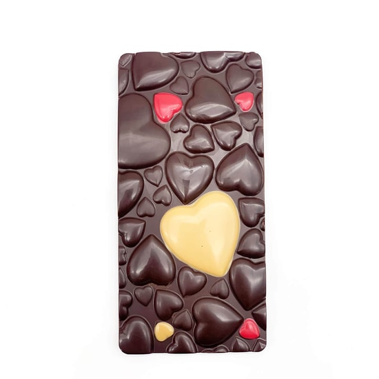 Yver Tablette Chocolat Noir - Cœur Saint-Valentin 100g