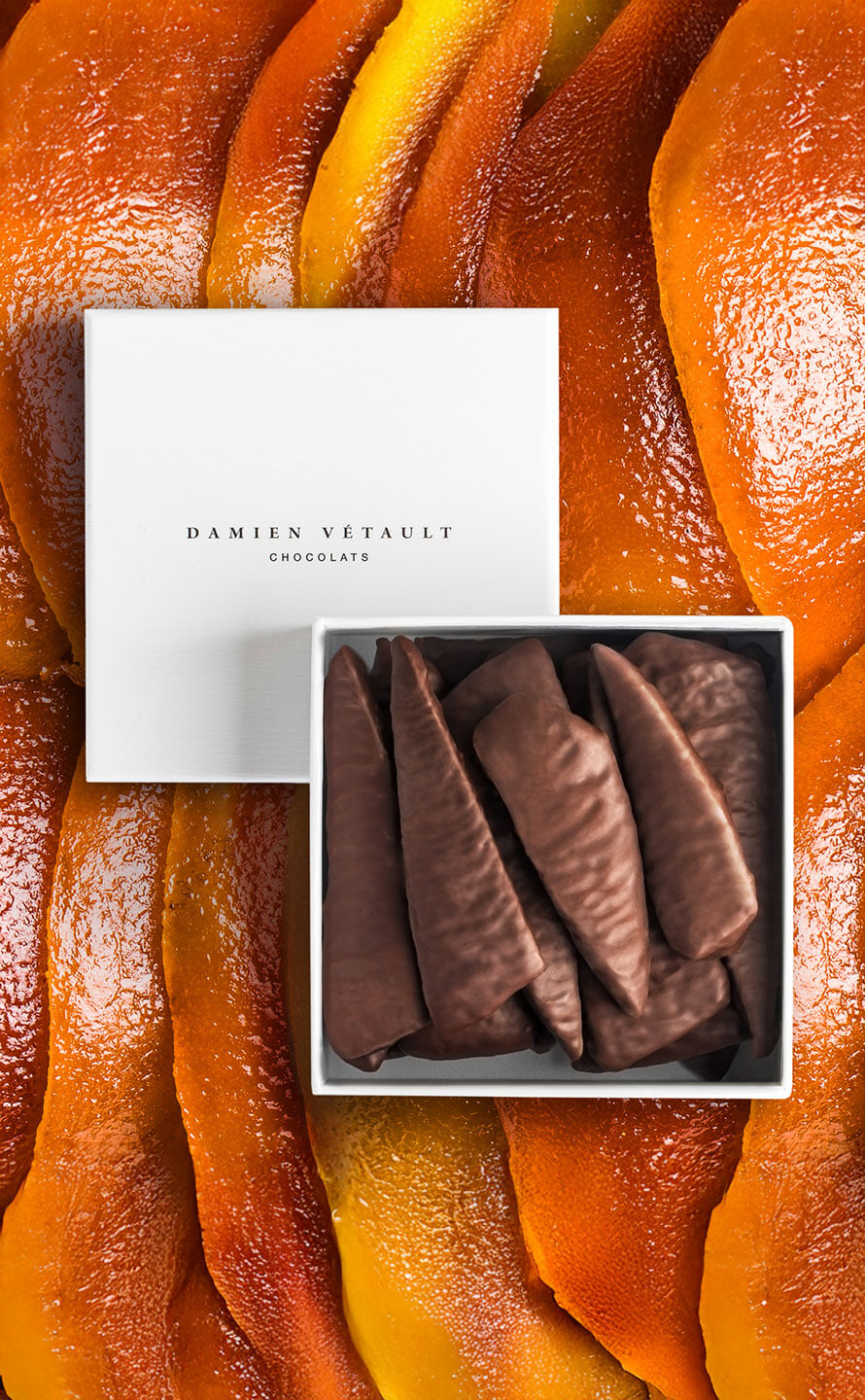 Photo Orangettes Chocolats Damien Vétault