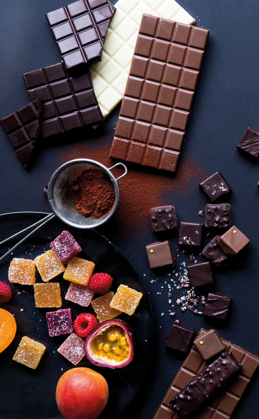 Photo Tablettes Chocolat Joël Vilcoq Photo Tablettes Chocolat Joël Vilcoq