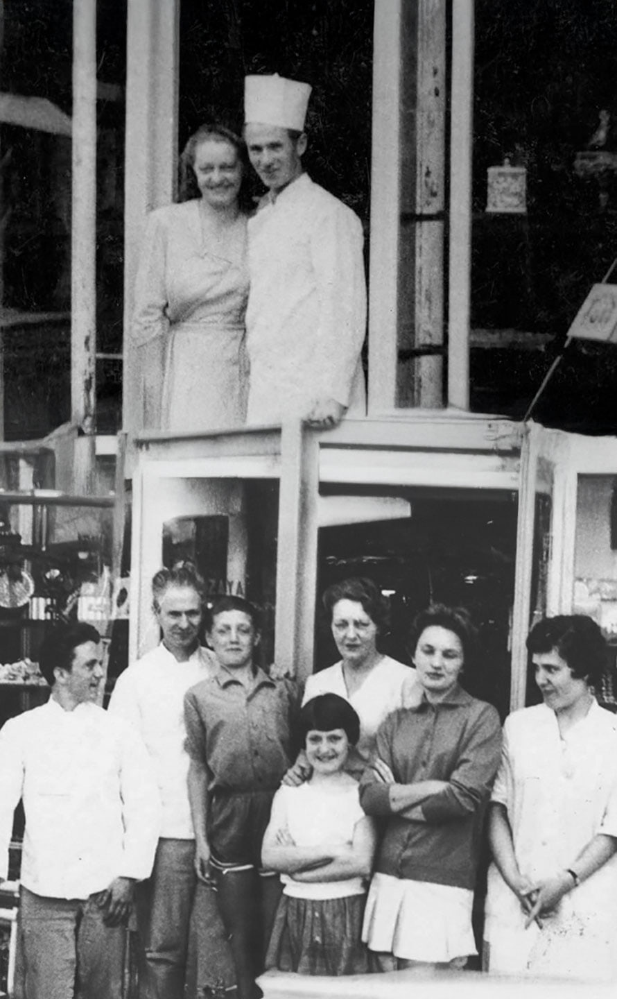 Photo historique Chocolatier Yver Photo historique Chocolatier Yver