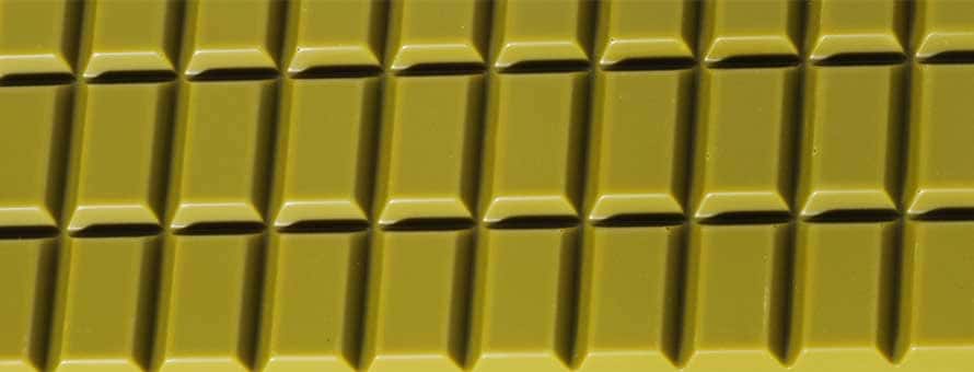 Tablettes Chocolat Blanc, Blond, Vert