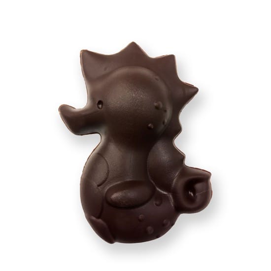 Hippocampe Chocolat Noir Garni Pâques