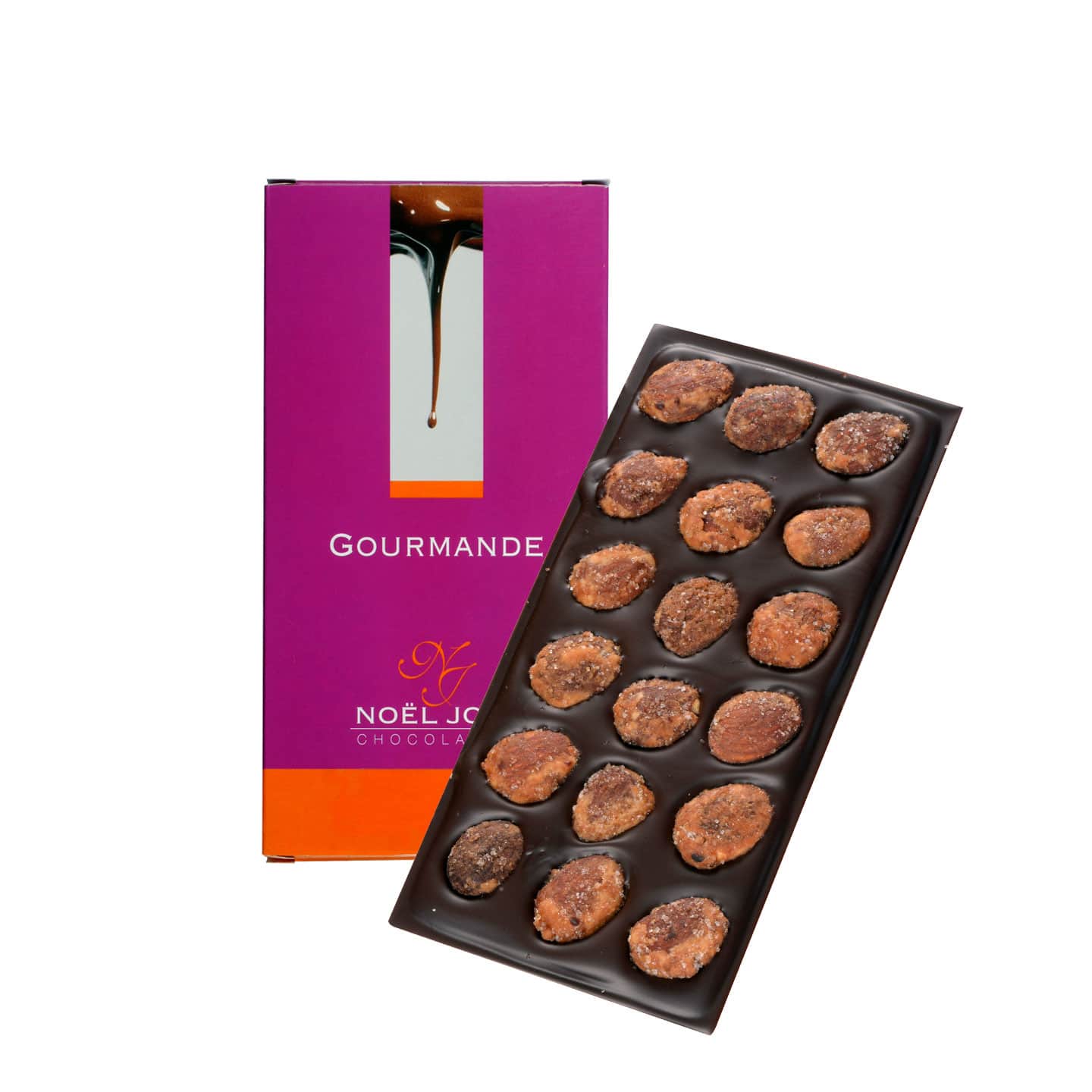 Tablette Chocolat Noir Amande 66% 100g