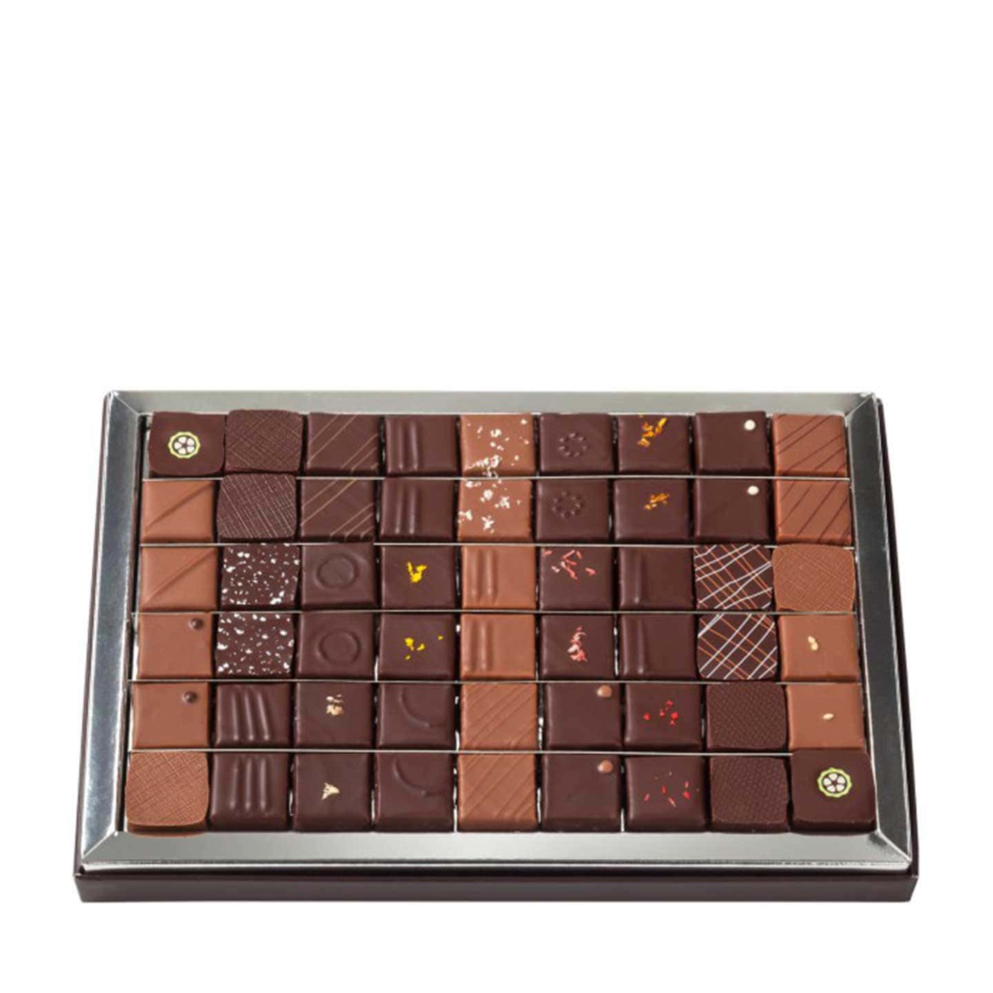 Assortiment Chocolats Noir et Lait 435g - 54 pièces