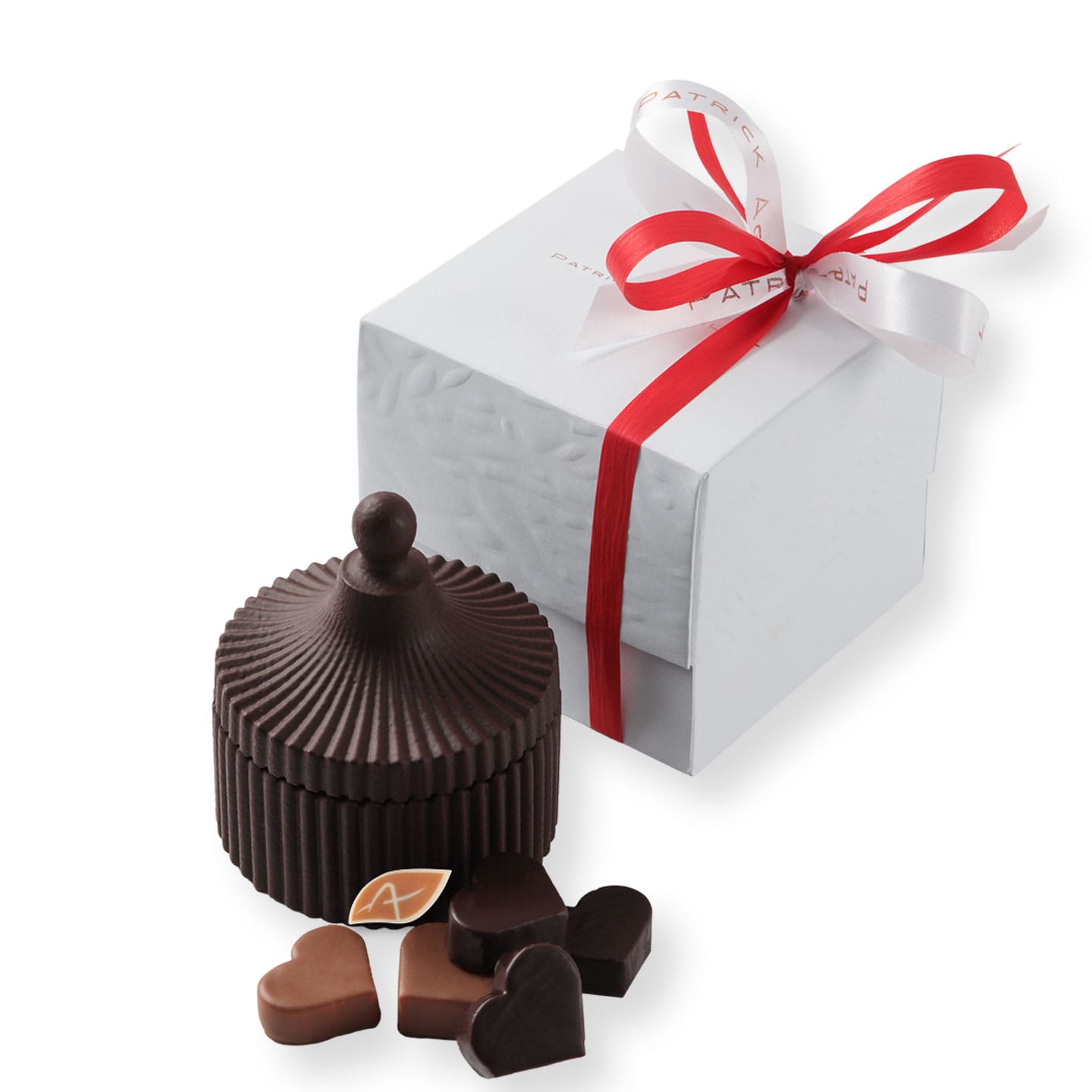 Ecrin Noir Saint Valentin Chocolat Guimauve 140g